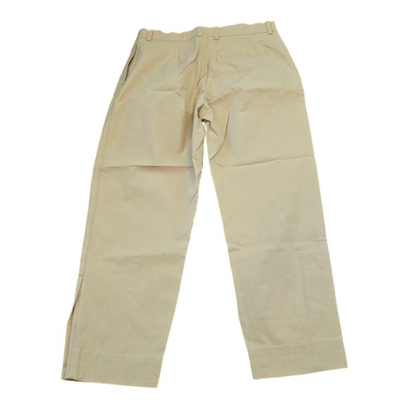 COS Yellow Pleated Button Detail Wide Leg Cropped Pants Size 8 - Picture 3 of 10